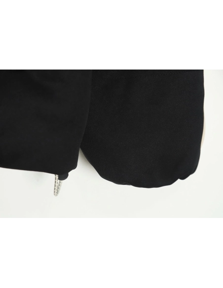 Moncler x Palm Angels joint logo color strip embroidered logo down jacket,Moncler Jacket,Jacket,APPAREL