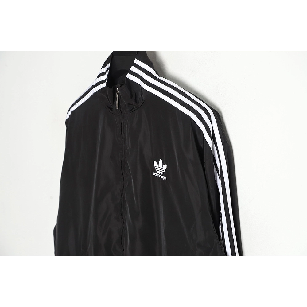 Balenciaga x Adidas Joint Side Webbing Vintage Jacket,Balenciaga Jacket,Jacket,APPAREL