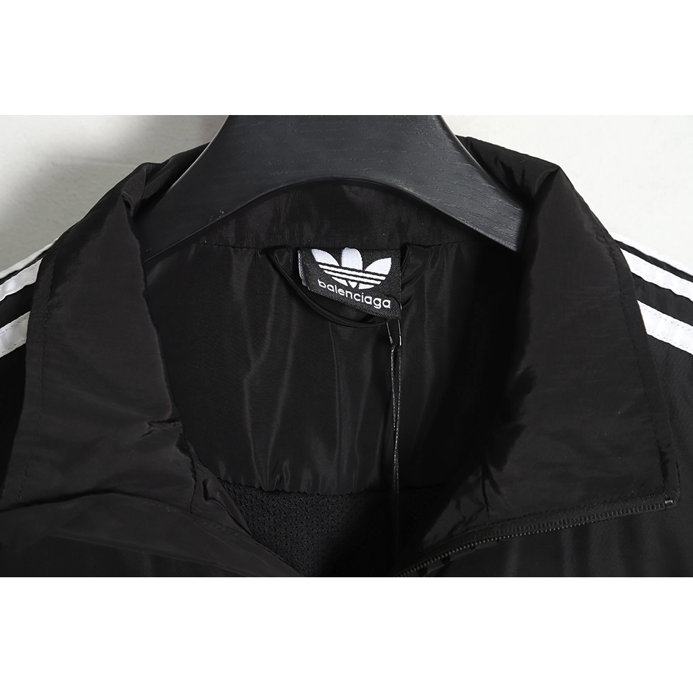 Balenciaga x Adidas Joint Side Webbing Vintage Jacket,Balenciaga Jacket,Jacket,APPAREL