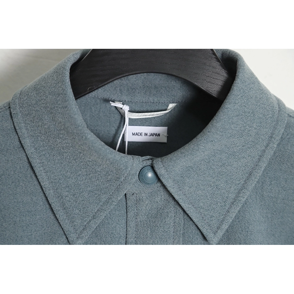 Thom Browne 23SS 4Bar Smoked Flannel Long Sleeve Shirt Jacket,Thom Browne Jacket,Jacket,APPAREL