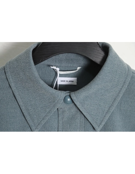 Thom Browne 23SS 4Bar Smoked Flannel Long Sleeve Shirt Jacket,Thom Browne Jacket,Jacket,APPAREL