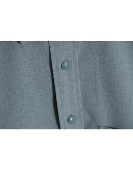 Thom Browne 23SS 4Bar Smoked Flannel Long Sleeve Shirt Jacket,Thom Browne Jacket,Jacket,APPAREL