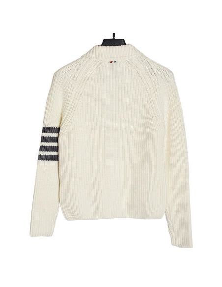 THOM BROWNE 20FW Chunky stitch zip lapel jacket,Thom Browne Jacket,Jacket,APPAREL