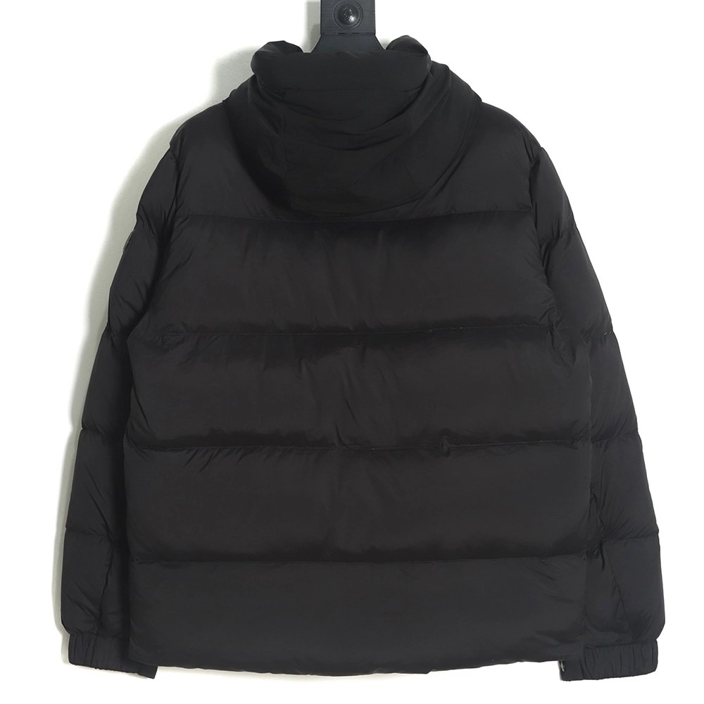 Moncler 22FW madeira black warrior placket threedimensional embossed letter down jacket TSK1,Moncler Jacket,Jacket,APPAREL