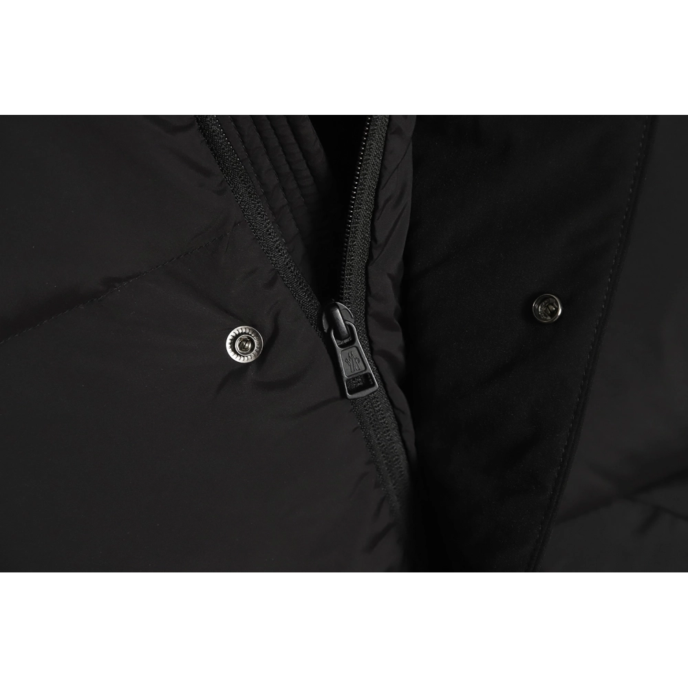Moncler 22FW madeira black warrior placket threedimensional embossed letter down jacket TSK1,Moncler Jacket,Jacket,APPAREL