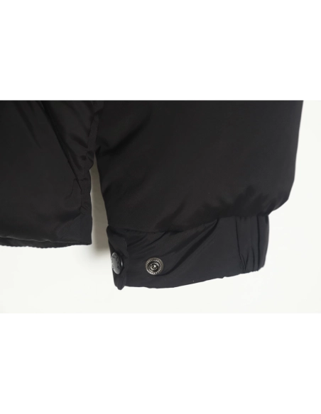 Moncler 22FW madeira black warrior placket threedimensional embossed letter down jacket TSK1,Moncler Jacket,Jacket,APPAREL