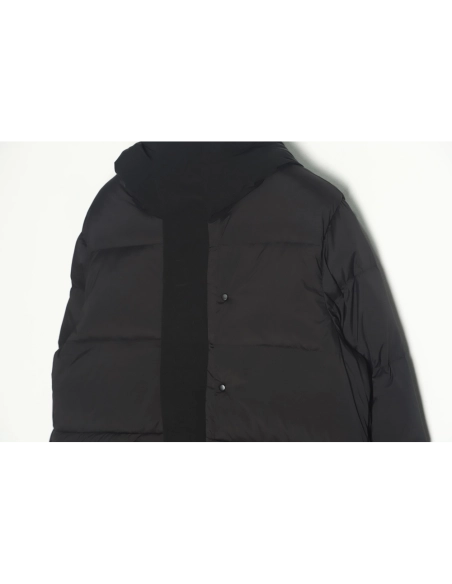 Moncler 22FW madeira black warrior placket threedimensional embossed letter down jacket TSK1,Moncler Jacket,Jacket,APPAREL