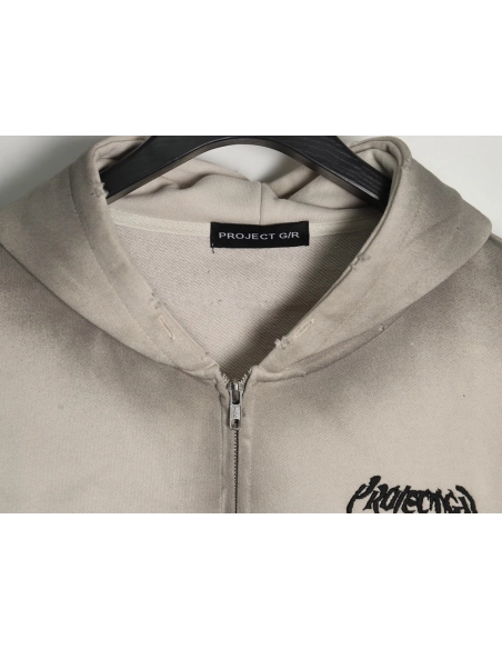 GRAILZ Dirty Wash Inkjet Zipper Jacket,Grailz Jacket,Jacket,APPAREL