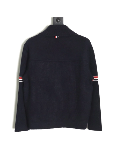 Thom Browne Heavy Wool Jacket TSK3,Thom Browne Jacket,Jacket,APPAREL