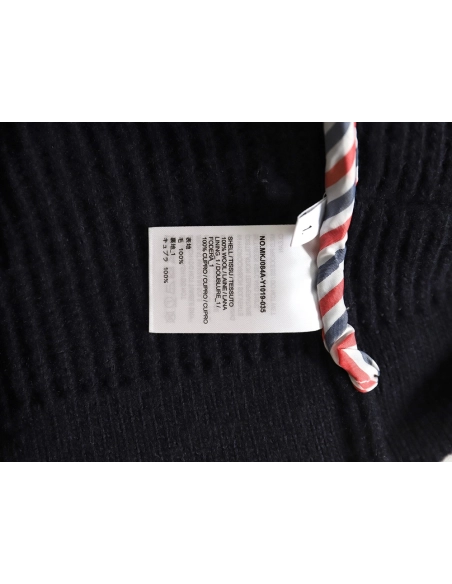 Thom Browne Heavy Wool Jacket TSK3,Thom Browne Jacket,Jacket,APPAREL