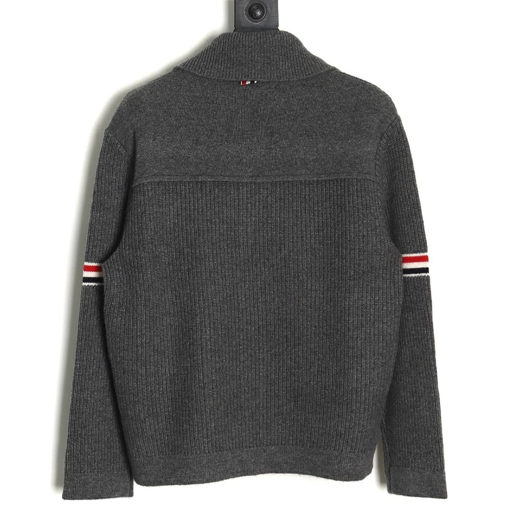 Thom Browne Heavy Wool Jacket TSK2,Thom Browne Jacket,Jacket,APPAREL