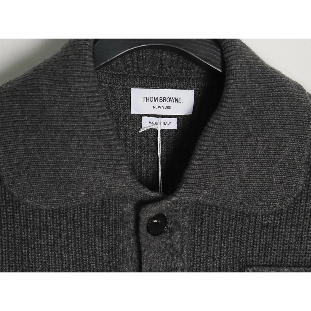 Thom Browne Heavy Wool Jacket TSK2,Thom Browne Jacket,Jacket,APPAREL