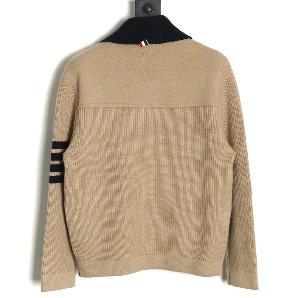 Thom Browne Heavy Wool Jacket TSK1,Thom Browne Jacket,Jacket,APPAREL