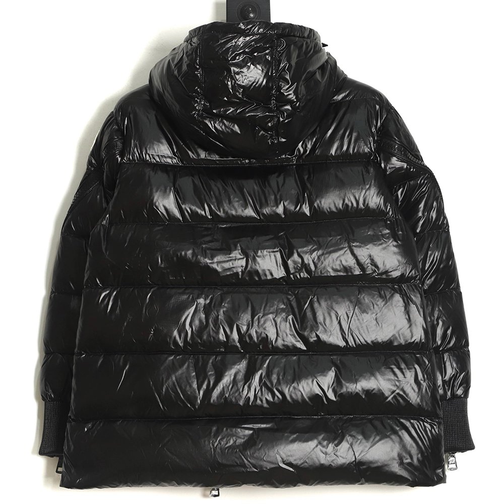 Moncler liriope series hooded diagonal zipper down jacket TSK1,Moncler Jacket,Jacket,APPAREL