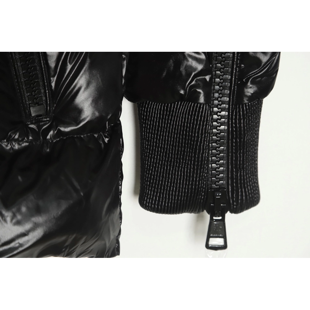 Moncler liriope series hooded diagonal zipper down jacket TSK1,Moncler Jacket,Jacket,APPAREL