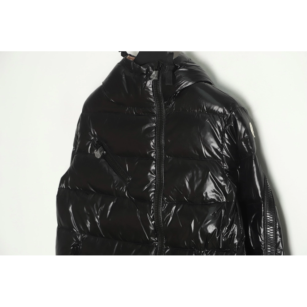 Moncler liriope series hooded diagonal zipper down jacket TSK1,Moncler Jacket,Jacket,APPAREL