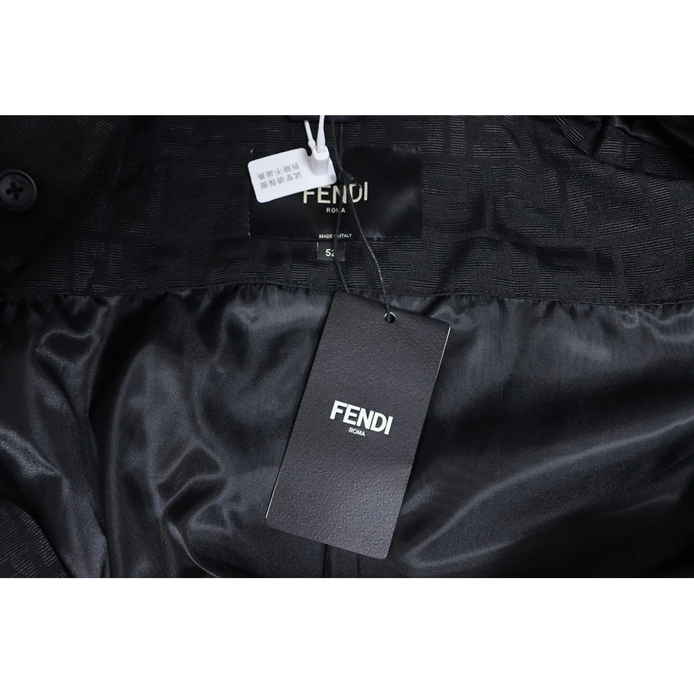 Fendi FF print longsleeved shirt jacket,Fendi Jacket,Jacket,APPAREL