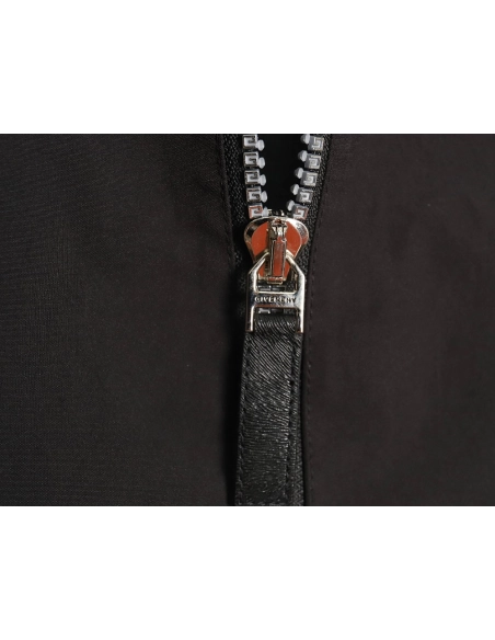 Givenchy Logo Zipup Hooded Jacket TSK1,Givenchy Jacket,Jacket,APPAREL