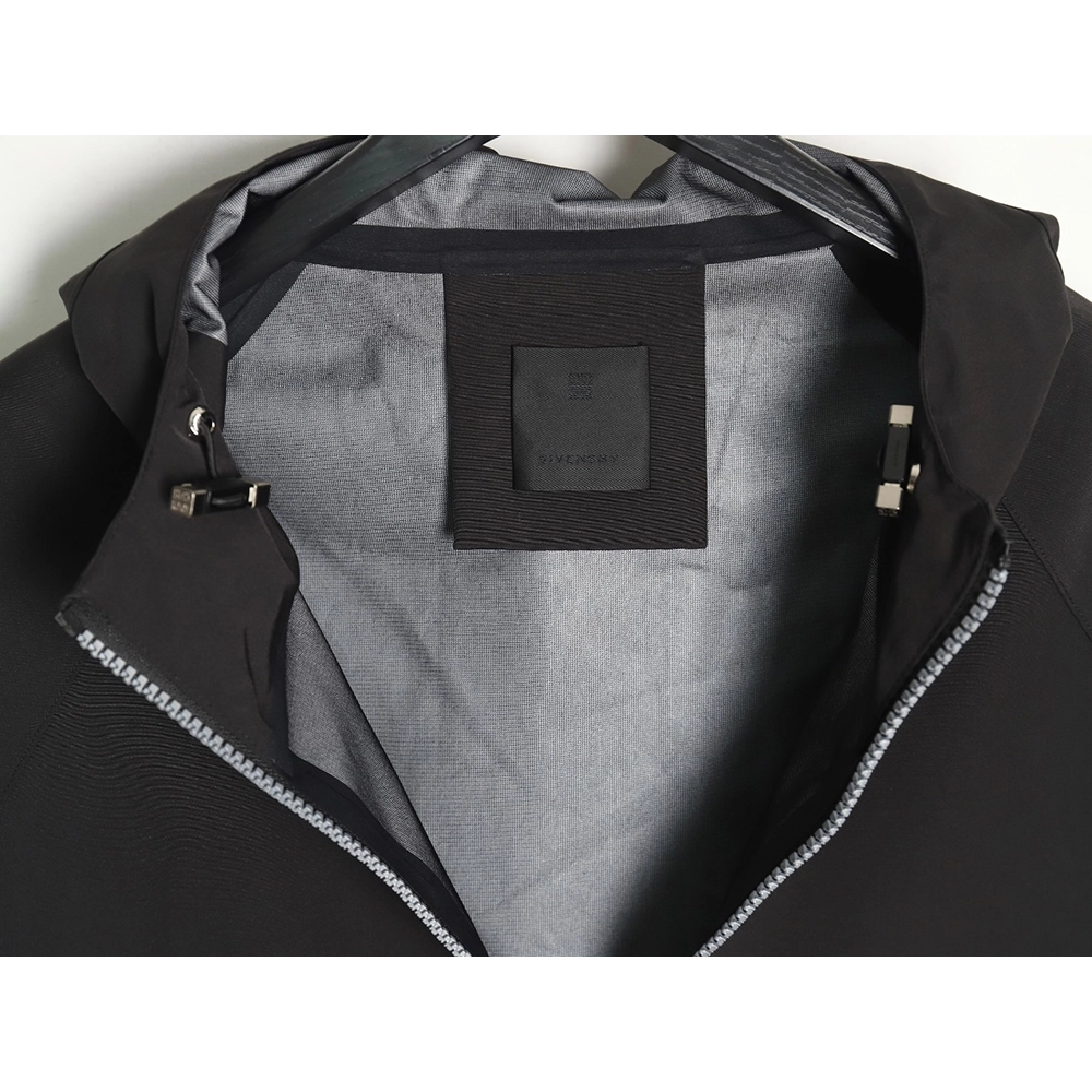 Givenchy Logo Zipup Hooded Jacket TSK1,Givenchy Jacket,Jacket,APPAREL