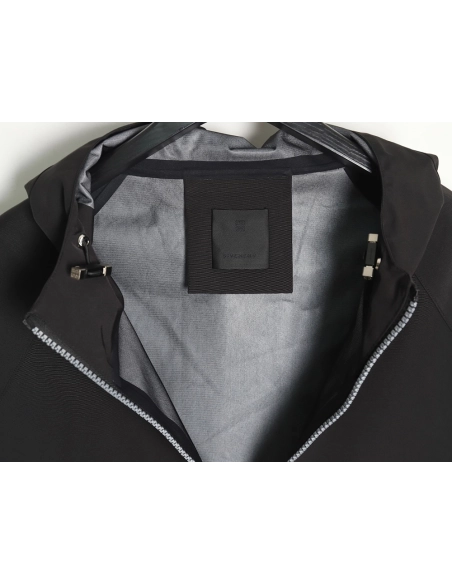 Givenchy Logo Zipup Hooded Jacket TSK1,Givenchy Jacket,Jacket,APPAREL