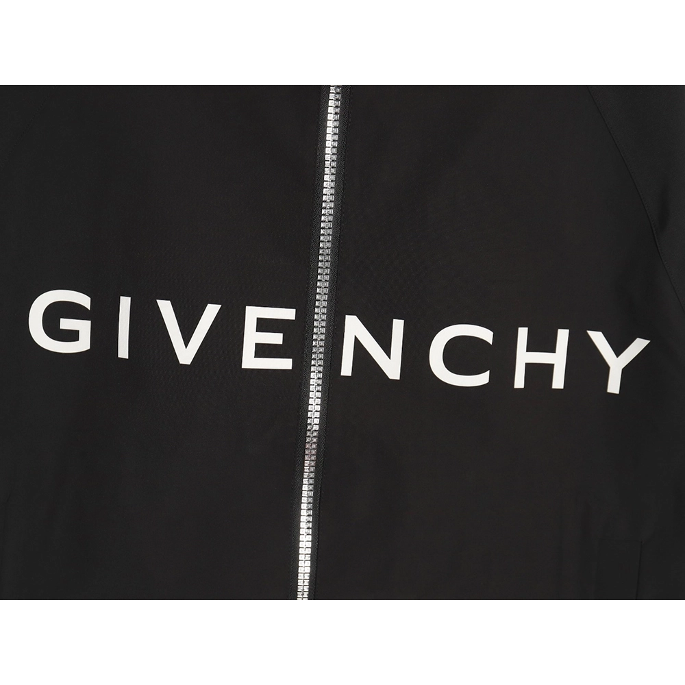 Givenchy Logo Zipup Hooded Jacket TSK1,Givenchy Jacket,Jacket,APPAREL