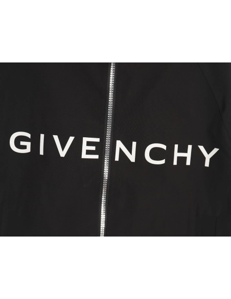 Givenchy Logo Zipup Hooded Jacket TSK1,Givenchy Jacket,Jacket,APPAREL