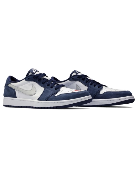ERIC KOSTON X AIR JORDAN 1 LOW SB MIDNIGHT NAVY CJ7891 400,AIR JORDAN 1 LOW,Air Jordan