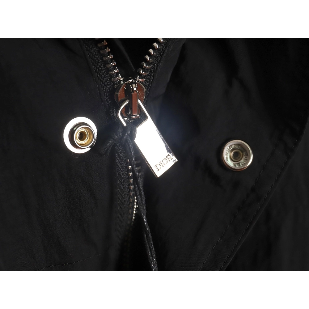 DIOR 24SS grosgrain hooded thin jacket,Dior Jacket,Jacket,APPAREL