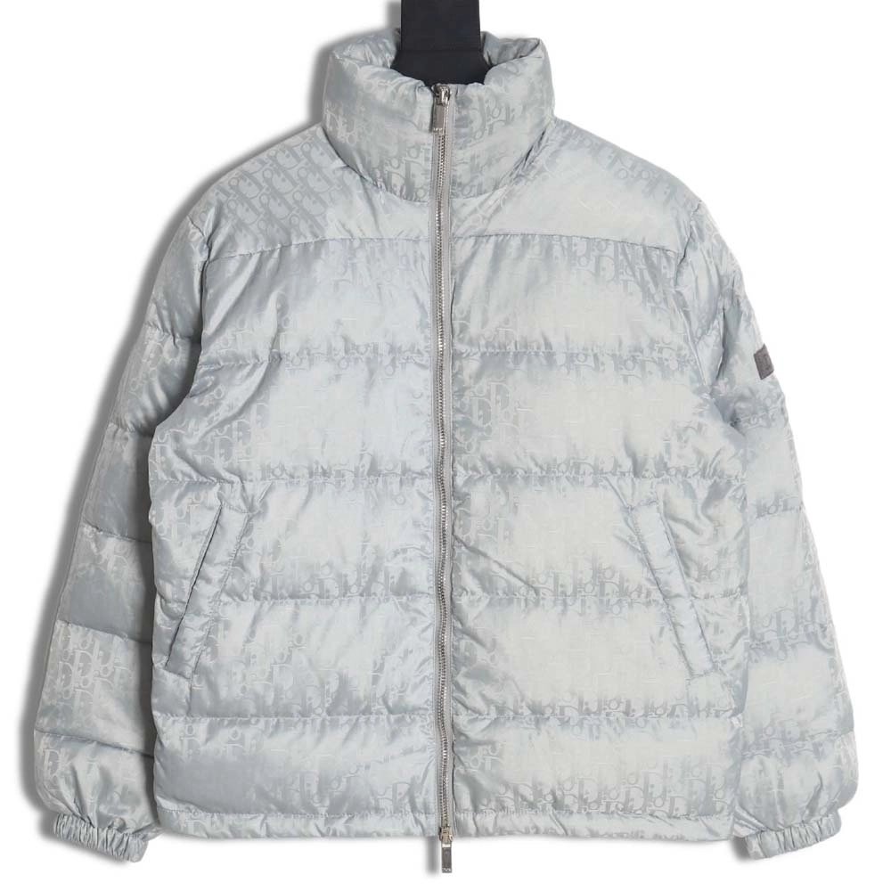 Dior Dior 23FW dark pattern allover printed down jacket,Dior Jacket,Jacket,APPAREL