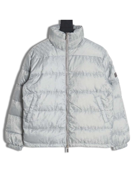 Dior Dior 23FW dark pattern allover printed down jacket,Dior Jacket,Jacket,APPAREL