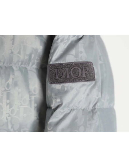 Dior Dior 23FW dark pattern allover printed down jacket,Dior Jacket,Jacket,APPAREL