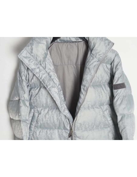 Dior Dior 23FW dark pattern allover printed down jacket,Dior Jacket,Jacket,APPAREL