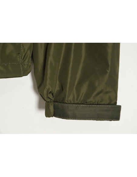 PRADA PRD 23SS nylon triangle logo hooded light jacket jacket,Prada Jacket,Jacket,APPAREL