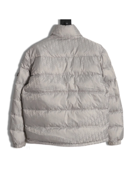 Dior 20FW all over printed dark pattern presbyopic down jacket,Dior Jacket,Jacket,APPAREL