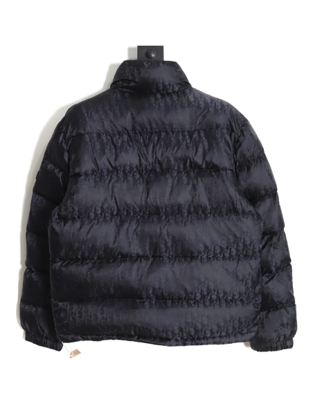 Dior 20FW all over printed dark pattern presbyopic down jacket,Dior Jacket,Jacket,APPAREL