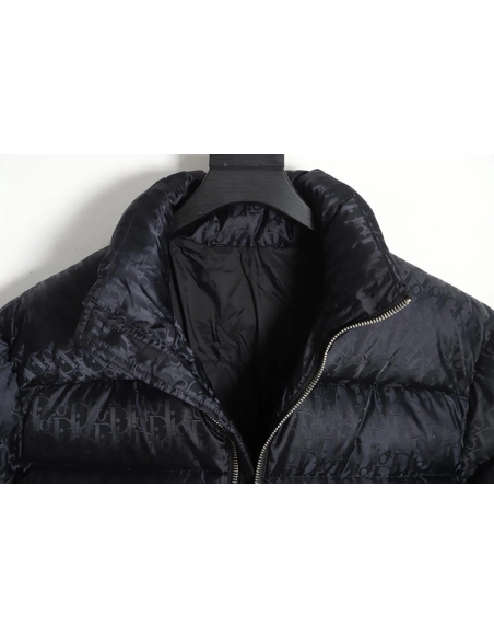 Dior 20FW all over printed dark pattern presbyopic down jacket,Dior Jacket,Jacket,APPAREL