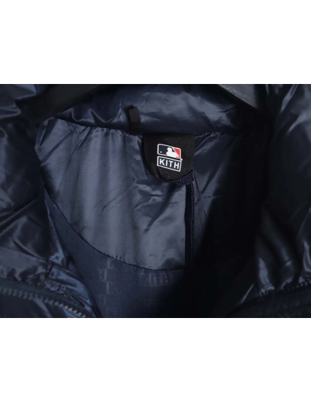 KITH MLB joint python pattern embroidered letter down jacket,MLB Jacket,Jacket,APPAREL