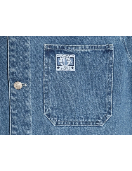 Dior cannage line denim workwear denim jacket,Dior Jacket,Jacket,APPAREL