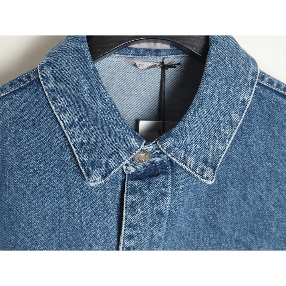 Dior cannage line denim workwear denim jacket,Dior Jacket,Jacket,APPAREL