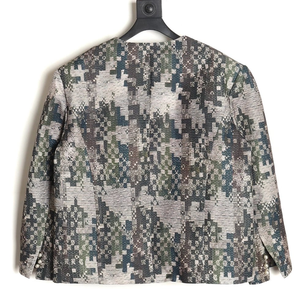 Louis Vuitton 24ss camouflage checkerboard jacket,Louis Vuitton Jacket,Jacket,APPAREL