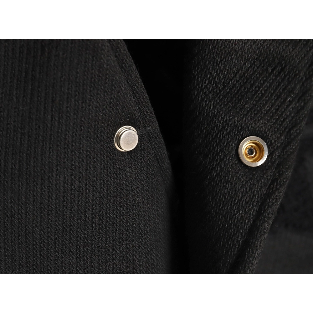 Askyurself scroll embroidered panel baseball jacket,ASKYURSELF Jacket,Jacket,APPAREL