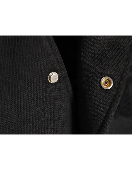 Askyurself scroll embroidered panel baseball jacket,ASKYURSELF Jacket,Jacket,APPAREL