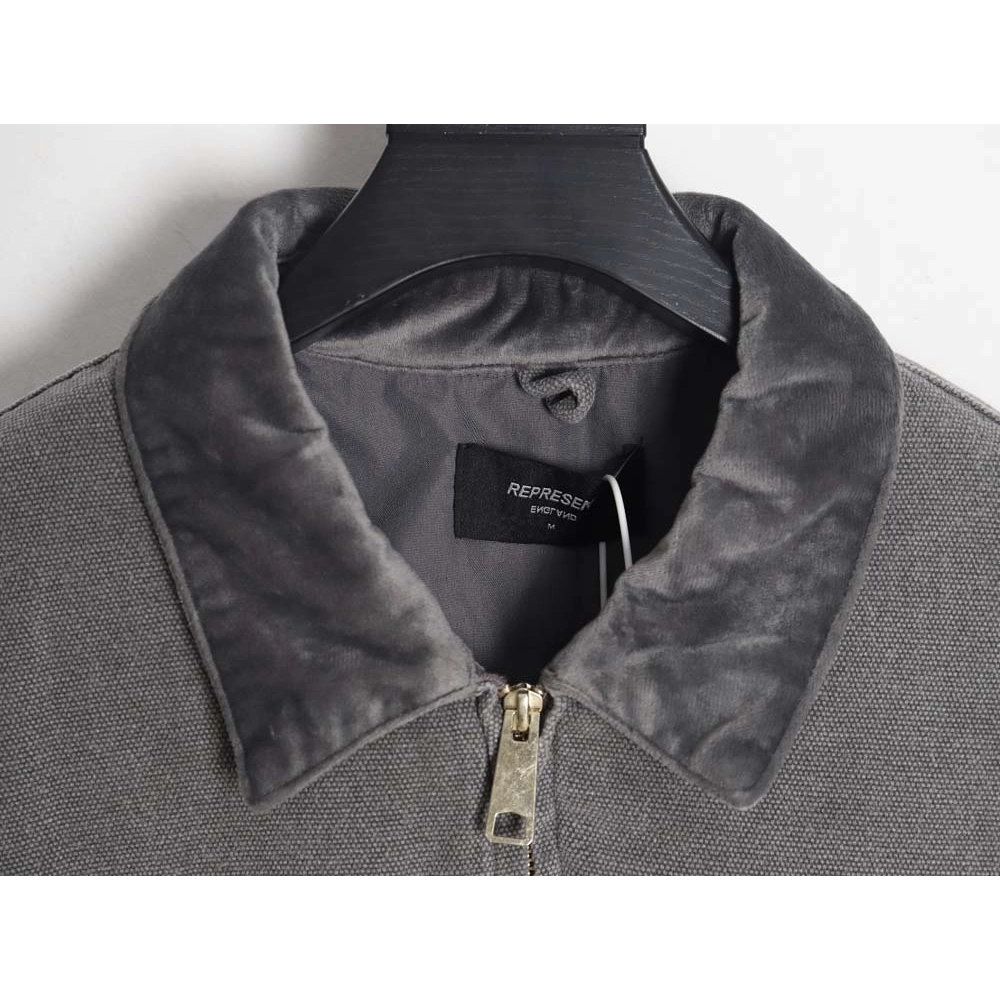 REPRESENT\REPRESENT Santa Fe Batik Classic MultiPocket Washed and Distressed Heavy Duty Work Jacket_CM_1,Represent Jacket,Jacket