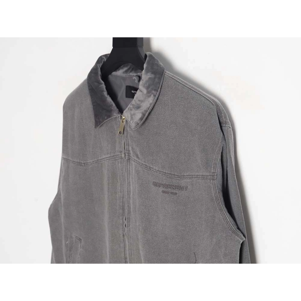 REPRESENT\REPRESENT Santa Fe Batik Classic MultiPocket Washed and Distressed Heavy Duty Work Jacket_CM_1,Represent Jacket,Jacket