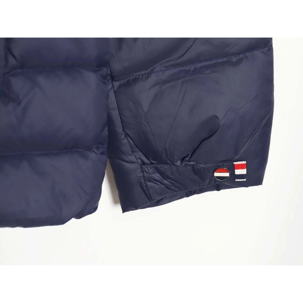 Thom Browne Thom Browne fourstripe short hooded down jacket,Thom Browne Jacket,Jacket,APPAREL