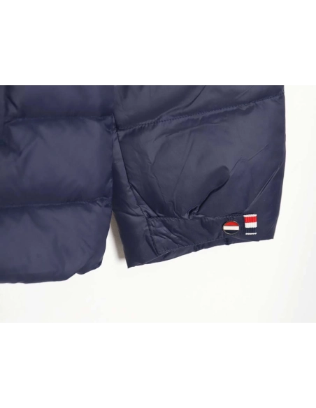 Thom Browne Thom Browne fourstripe short hooded down jacket,Thom Browne Jacket,Jacket,APPAREL