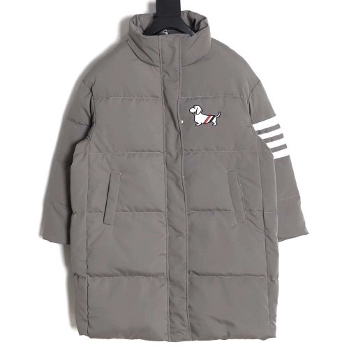 Thom Browne TB 23FW fourbar puppy long down jacket_CM_1,Thom Browne Jacket,Jacket,APPAREL