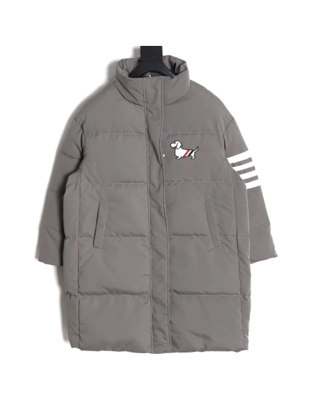 Thom Browne TB 23FW fourbar puppy long down jacket_CM_1,Thom Browne Jacket,Jacket,APPAREL