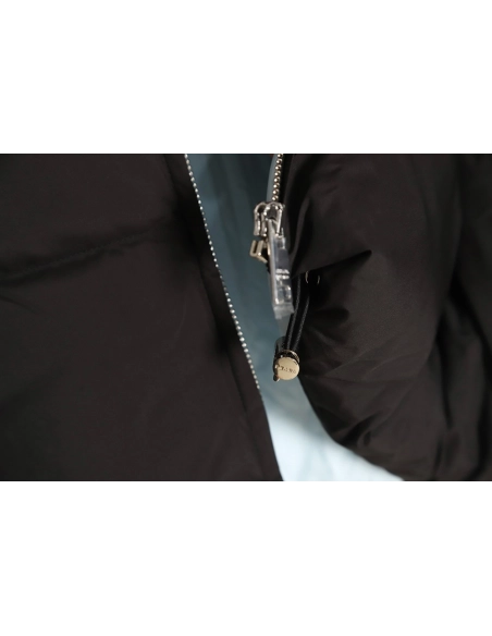 Prada inverted triangle stand collar short down jacket,Prada Jacket,Jacket,APPAREL