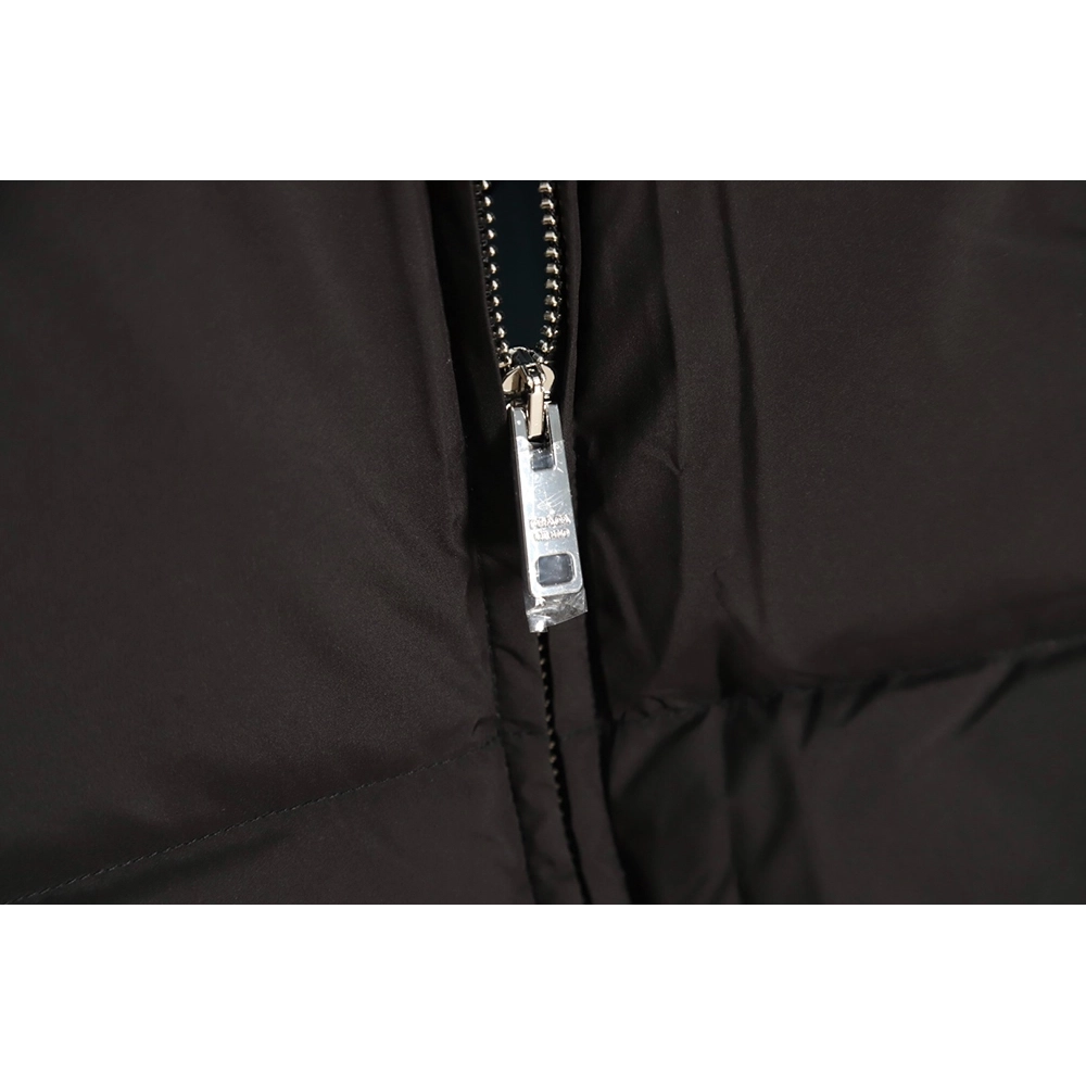 Prada inverted triangle stand collar short down jacket,Prada Jacket,Jacket,APPAREL